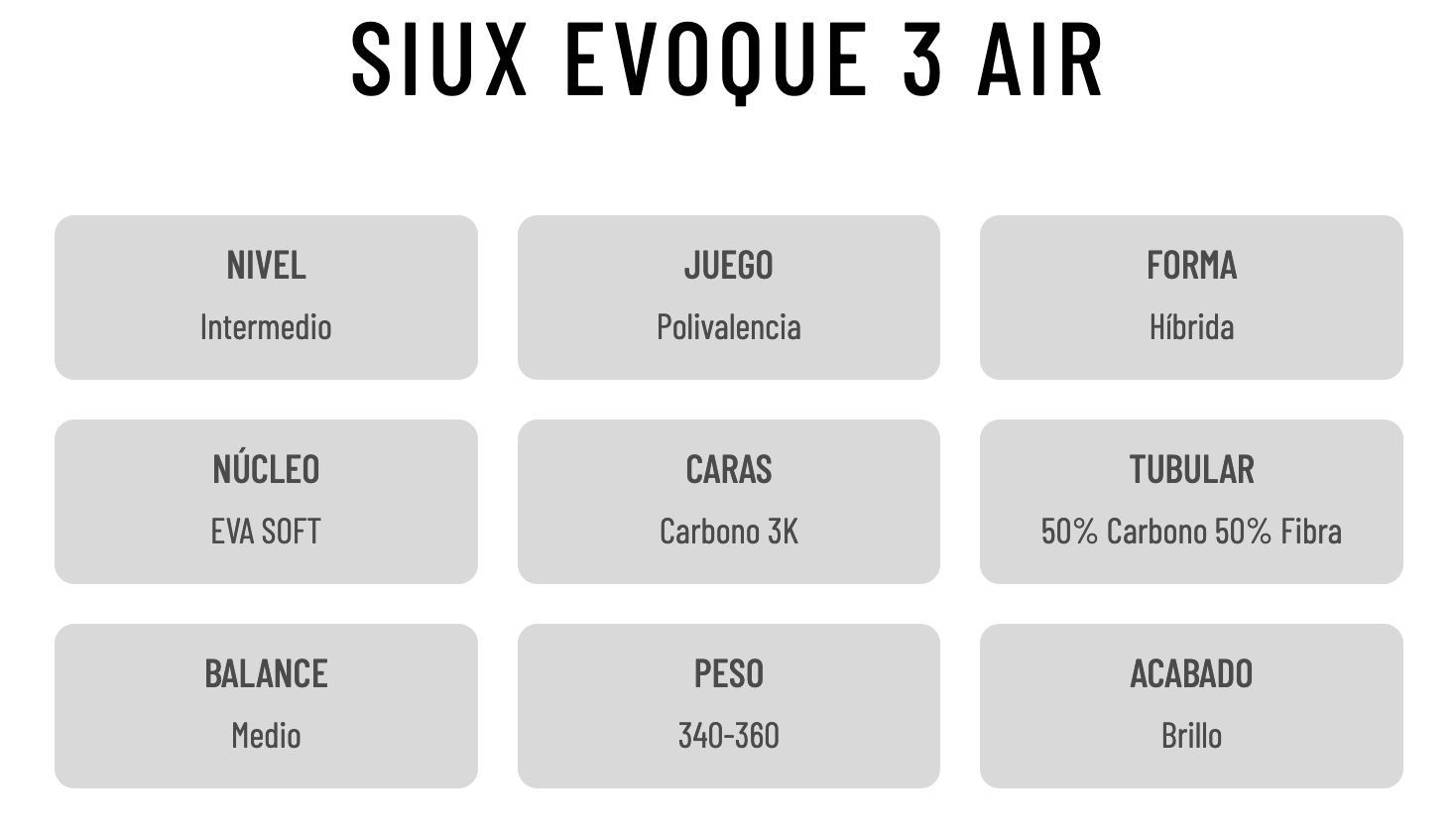 SIUX Evoque 3 Air