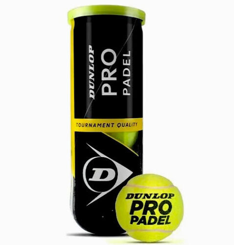 Dunlop TB Pro Padel Balls - 3 ball can [BB]